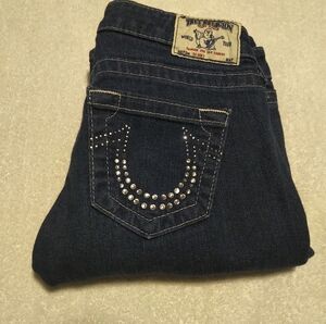 True Religion Women's Dark Blue Skinny Jeans